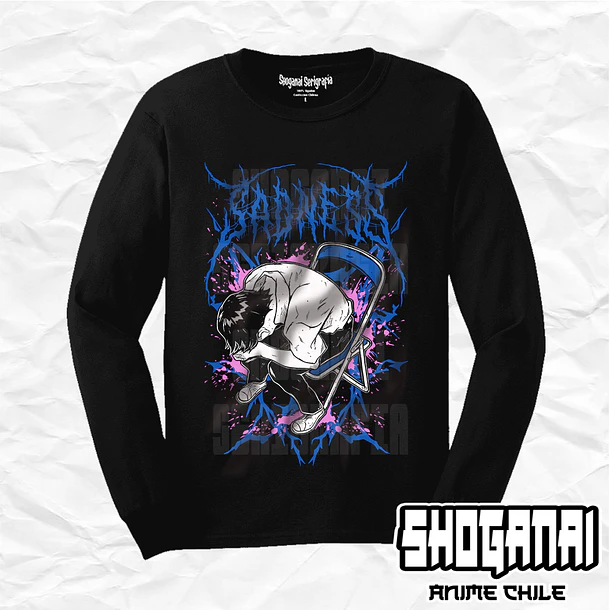EVA08 Shinji Ikari - Evangelion / Polera manga larga 1