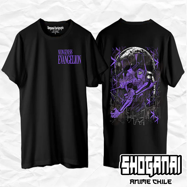 EVA09 Eva 01 - Evangelion / Polera manga corta 1