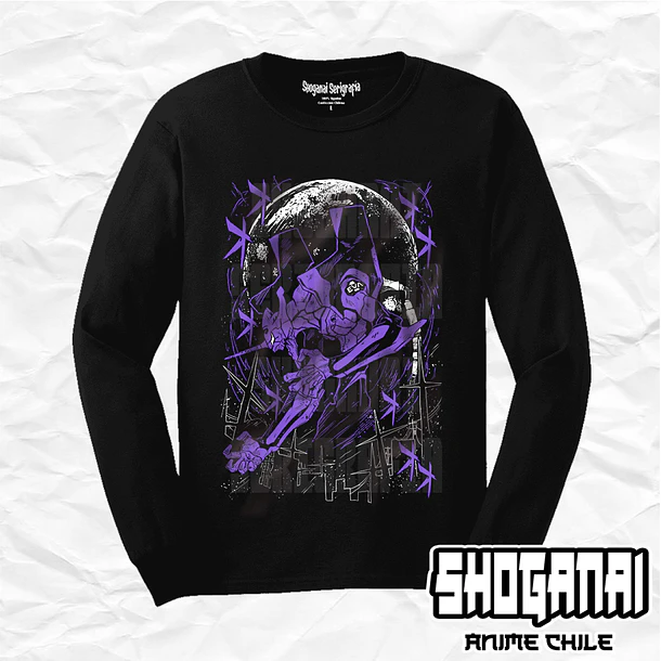 EVA09 Eva 01 - Evangelion / Polera manga larga 1