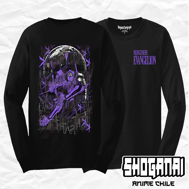 EVA09 Eva 01 - Evangelion / Polera manga larga 1
