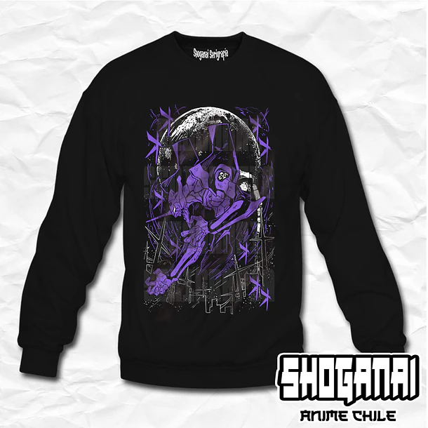 EVA09 Eva 01 - Evangelion / Crewneck - Poleron Polo 1
