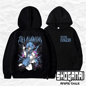 EVA10 Rei Ayanami - Evangelion / Hoddie - Poleron Canguro