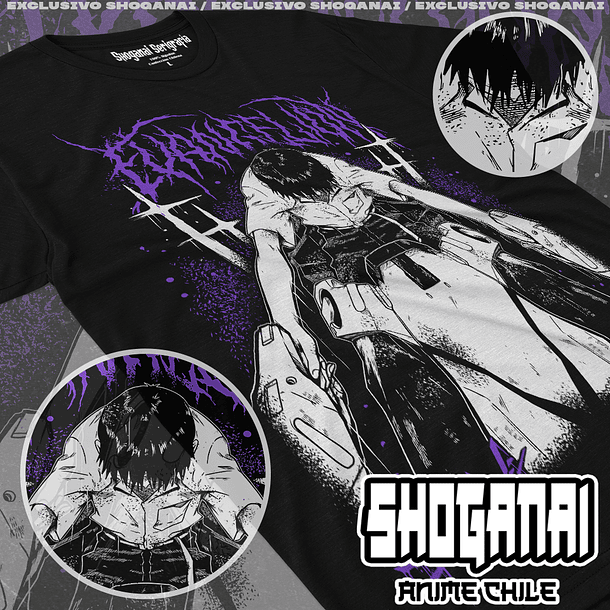 EVA11 Shinji Ikari - Evangelion / Polera manga corta 1