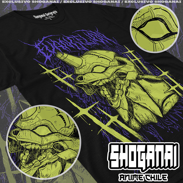 EVA12 Eva 01 - Evangelion / Polera manga corta 1