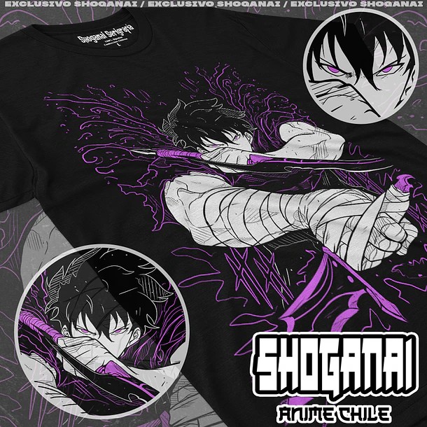 SL01 Sung Jin-Woo - Solo Leveling / Polera manga corta 1