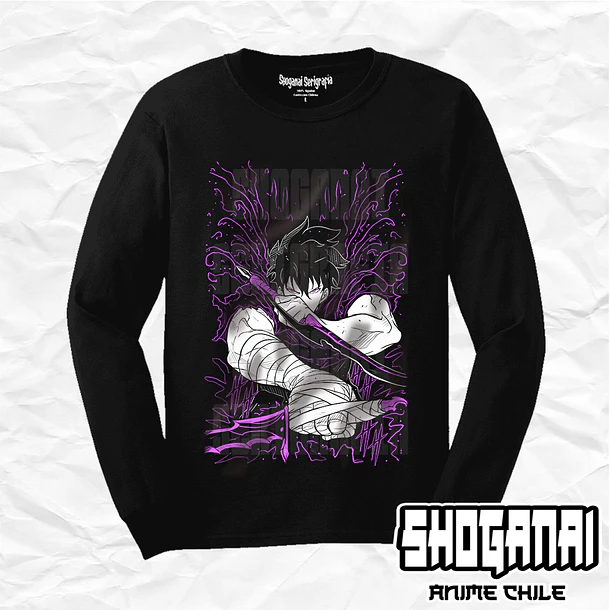 SL01 Sung Jin-Woo - Solo Leveling / Polera manga larga 1