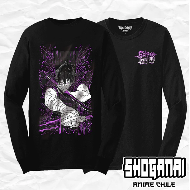 SL01 Sung Jin-Woo - Solo Leveling / Polera manga larga 1