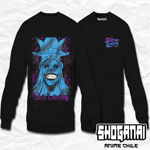 SL04 Estatua de Dios - Solo Leveling / Crewneck - Poleron Polo 1
