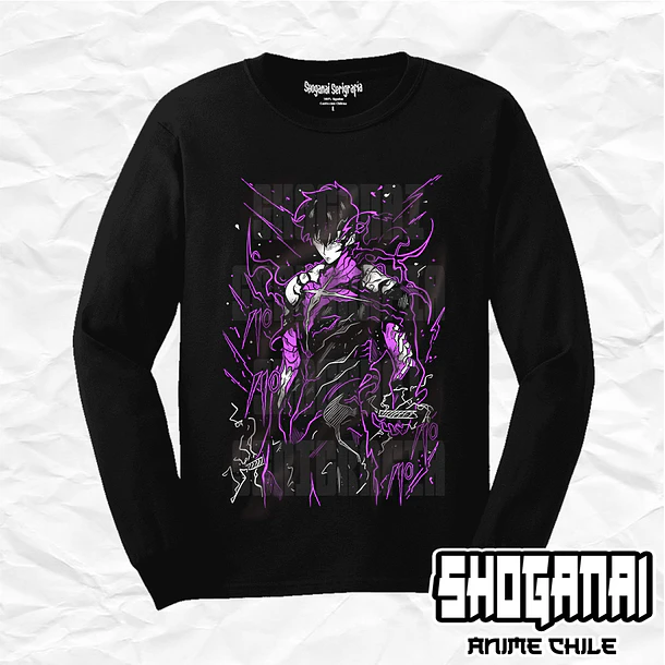 SL05 Sung Jin-Woo - Solo Leveling / Polera manga larga 1