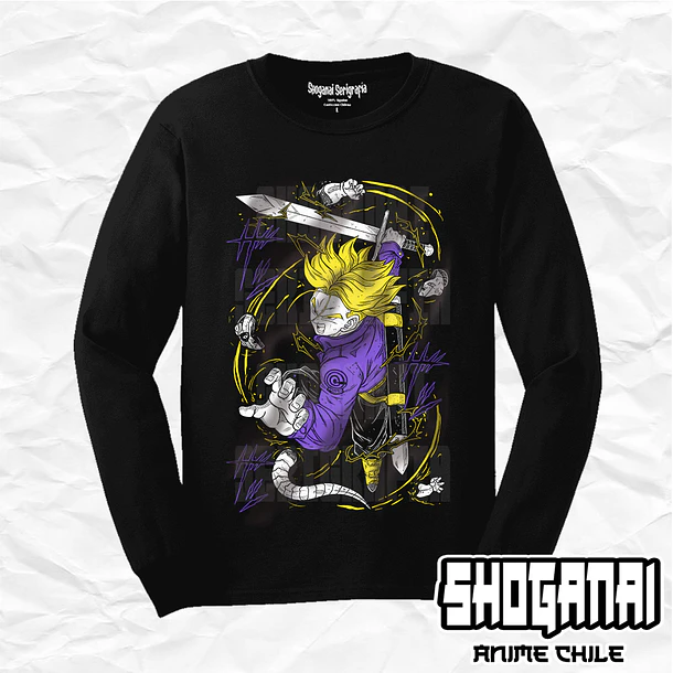 DB03 Trunks del Futuro - Dragon Ball / Polera manga larga 1