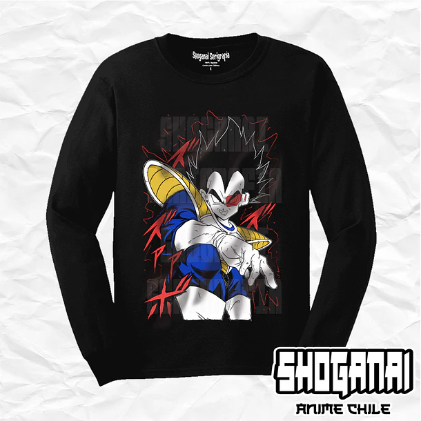 DB05 Vegeta - Dragon Ball / Polera manga larga 1