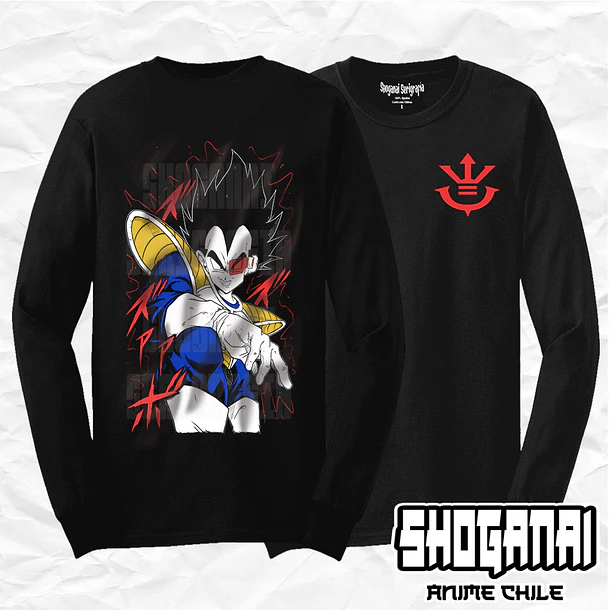 DB05 Vegeta - Dragon Ball / Polera manga larga 1