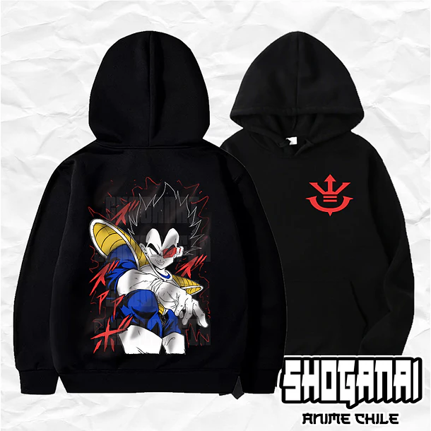 DB05 Vegeta - Dragon Ball / Hoddie - Poleron Canguro 1