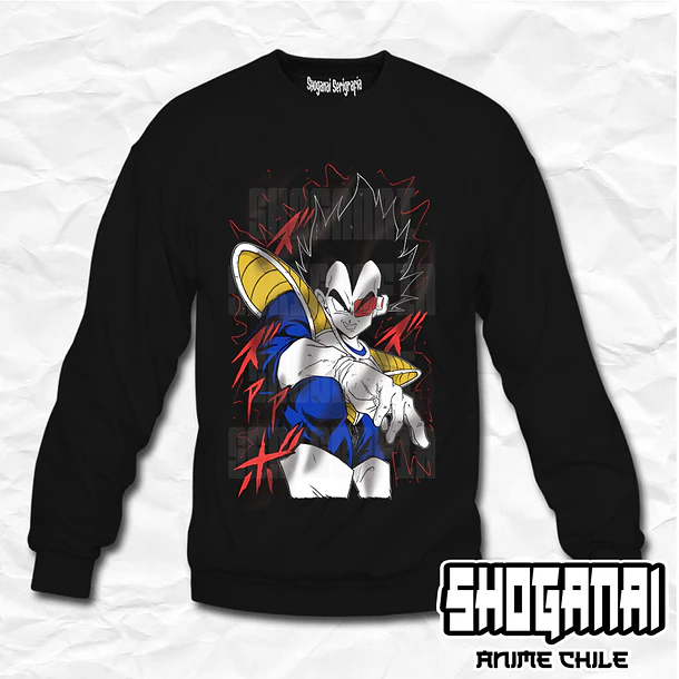 DB05 Vegeta - Dragon Ball / Crewneck - Poleron Polo 1