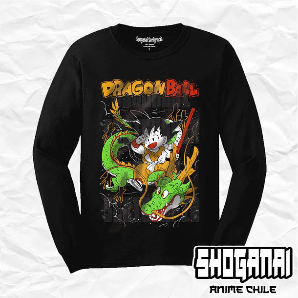 DB07 Son Goku - Dragon Ball / Polera manga larga 1