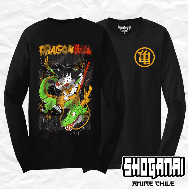 DB07 Son Goku - Dragon Ball / Polera manga larga 1