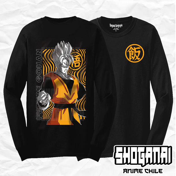 DB09 Gohan del Futuro - Dragon Ball / Polera manga larga 1
