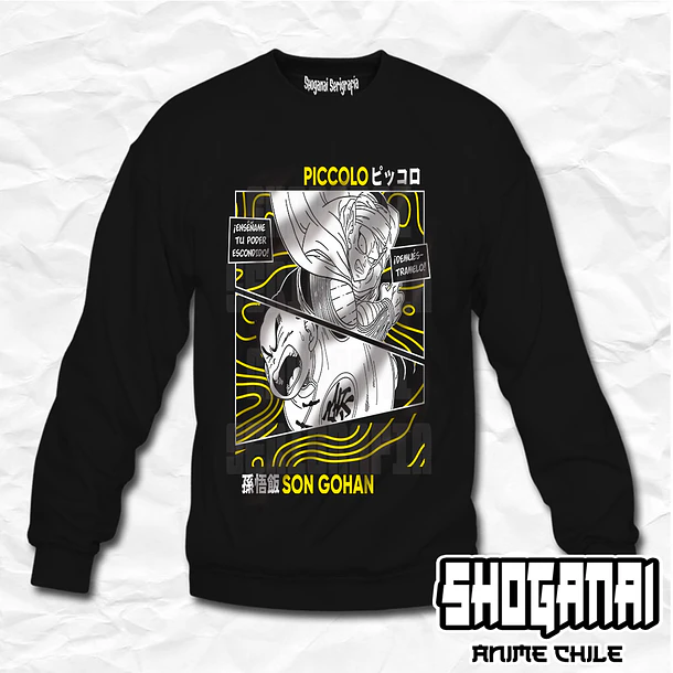 DB10 Gohan y Piccolo - Dragon Ball / Crewneck - Poleron Polo 1