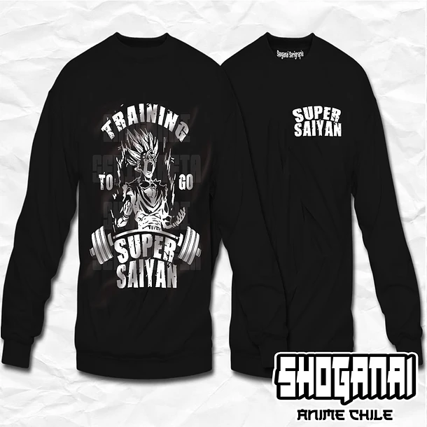 DB12 OP2 Gohan GYM - Dragon Ball / Crewneck - Poleron Polo 1