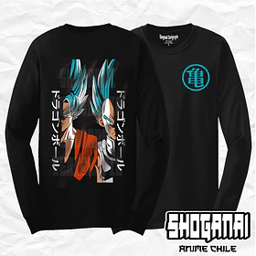 DB13 Goku y Vegeta Blue - Dragon Ball / Polera manga larga