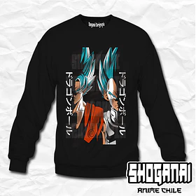 DB13 Goku y Vegeta Blue - Dragon Ball / Crewneck - Poleron Polo