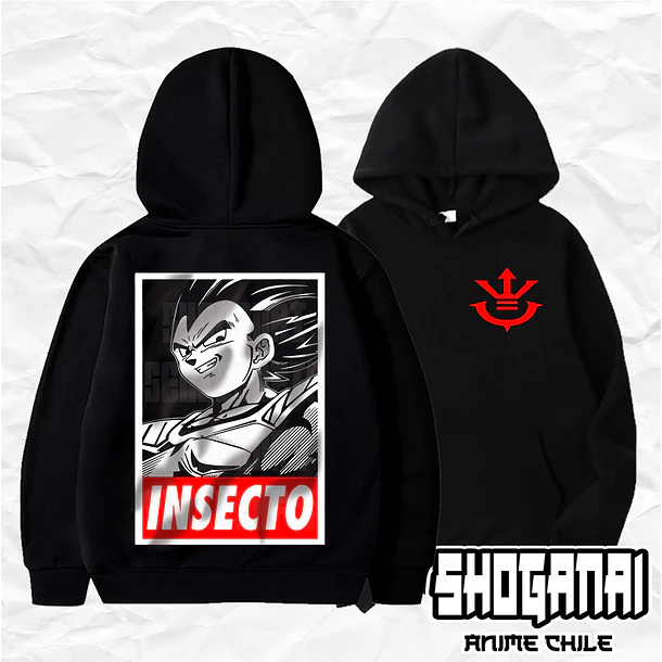 DB14 Vegeta - Dragon Ball / Hoddie - Poleron Canguro 1