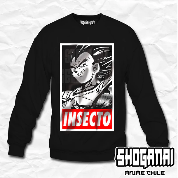 DB14 Vegeta - Dragon Ball / Crewneck - Poleron Polo 1