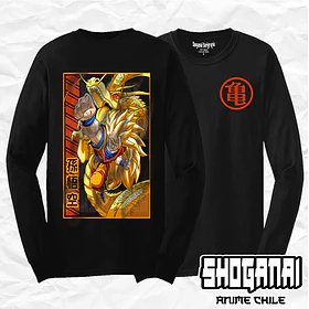 DB17 Goku SSJ3 - Dragon Ball / Polera manga larga