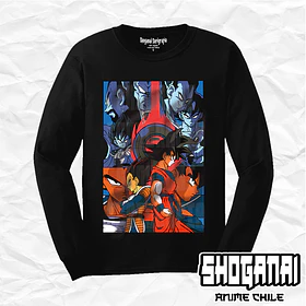 DB18 Goku y Vegeta - Dragon Balll / Polera manga larga