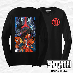 DB18 Goku y Vegeta - Dragon Ball / Polera manga larga