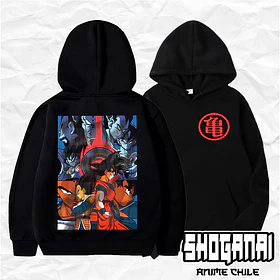 DB18 Goku y Vegeta - Dragon Ball / Hoddie - Poleron Canguro