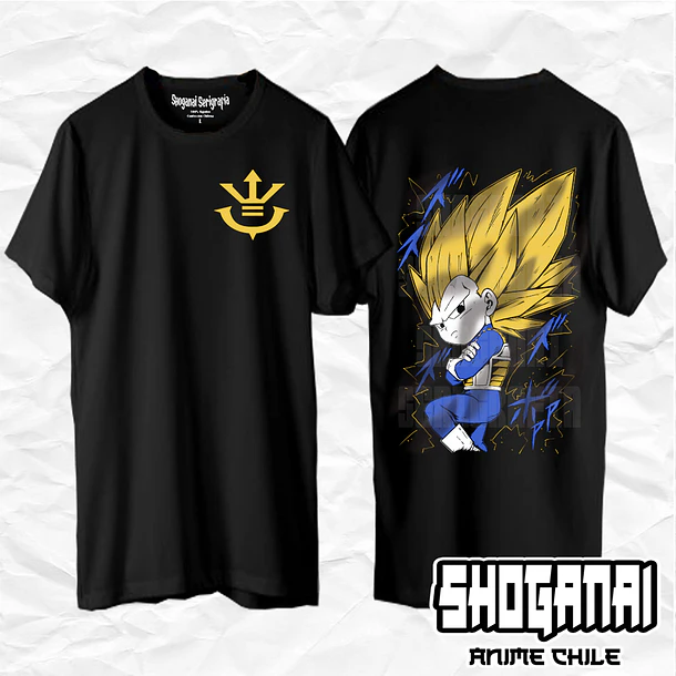 DB20 Vegeta Daima - Dragon Ball / Polera manga corta 1