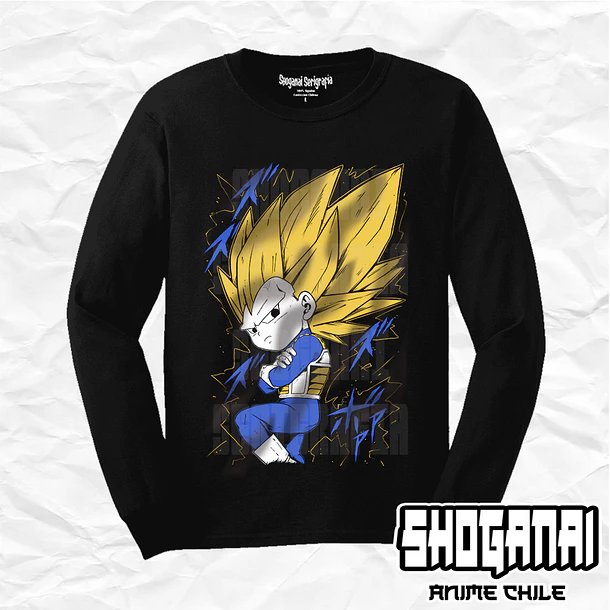 DB20 Vegeta Daima - Dragon Balll / Polera manga larga 1
