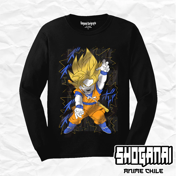 DB21 Goku Daima - Dragon Balll / Polera manga larga 1