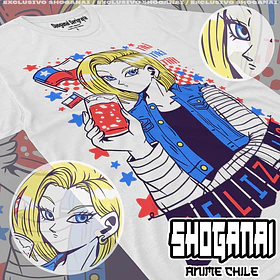 DB22 N°18 Fiestas Patrias 18SEPT - Dragon Ball / Polera manga corta