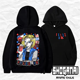 DB22 N°18 Fiestas Patrias 18SEPT - Dragon Ball / Hoddie - Poleron Canguro