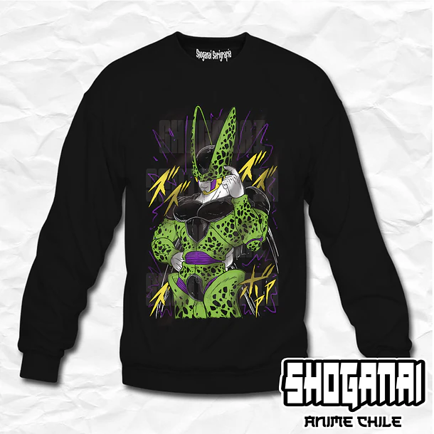 DB23 Cell - Dragon Ball / Crewneck - Poleron Polo 1