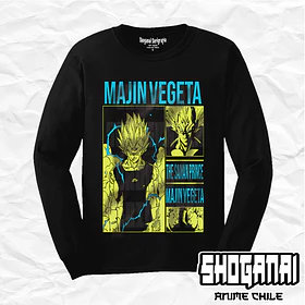 DB27 Majin Vegeta - Dragon Balll / Polera manga larga