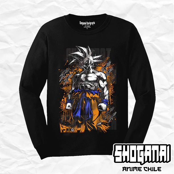 DB31 Goku Ultra Instinto - Dragon Balll / Polera manga larga 1