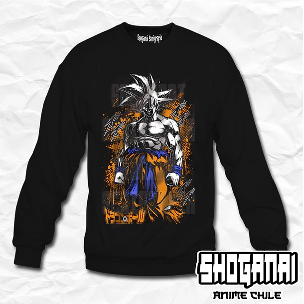 DB31 Goku Ultra Instinto - Dragon Ball / Crewneck - Poleron Polo 1