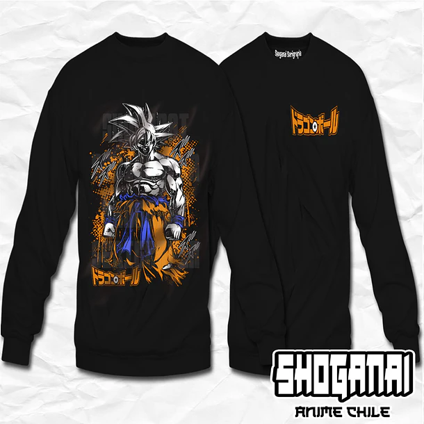 DB31 Goku Ultra Instinto - Dragon Ball / Crewneck - Poleron Polo 1