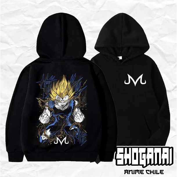 DB32 Majin Vegeta - Dragon Ball / Hoddie - Poleron Canguro 1