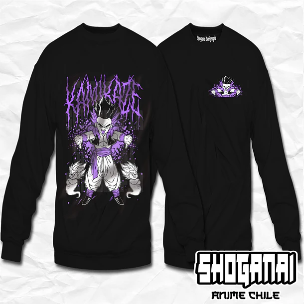 DB33 Gotenks - Dragon Ball / Crewneck - Poleron Polo 1