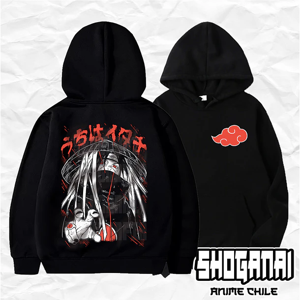 NAR32 Itachi Uchiha - Naruto / Hoddie - Poleron Canguro 1