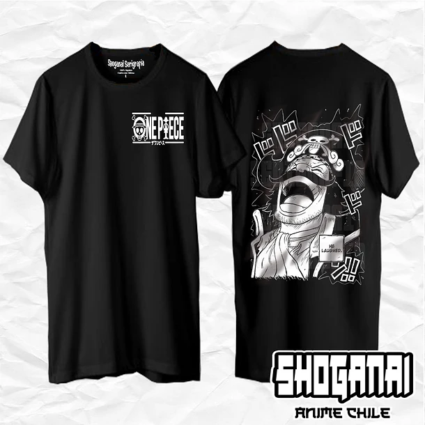 OP64 Gol D. Roger - One Piece / Polera manga corta 1