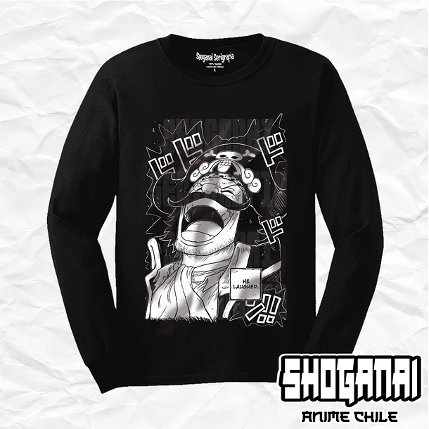 OP64 Gol D. Roger - One Piece / Polera manga larga 1