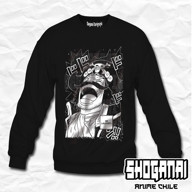 OP64 Gol D. Roger - One Piece / Crewneck - Poleron Polo 1