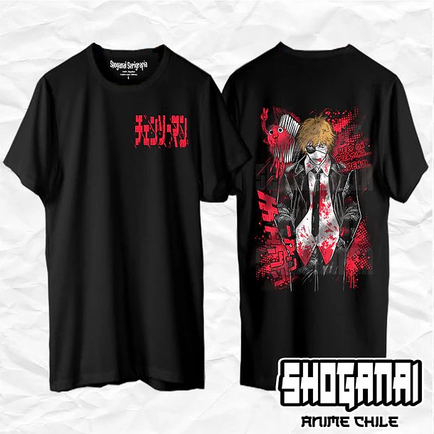 CHSM26 Denji - Chainsawman / Polera manga corta 1