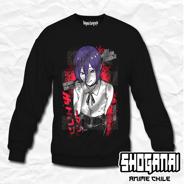 CHSM27 Reze - Chainsawman / Crewneck - Poleron Polo 1