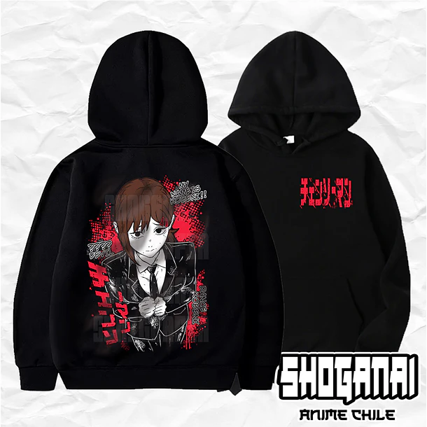 CHSM29 Kobeni Higashiyama - Chainsawman / Hoddie - Poleron Canguro 1